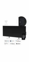 AENO GH4s Chytré Topení, infrared + konvekce, tvrzené sklo,LED displej,  700W, Černá