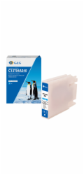 G&G  kompatibilní inkoust / inkoust s C13T04A240, NP-E-T04AXXLC-A, azurová, 8000s