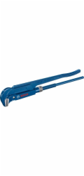 Bosch Powertools Rohový instalatérský hasák na trubky 90° Professional 420 mm, kleště na potrubí / vodní čerpadla (modré, poloha čelistí 90°)