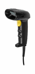 NEDIS čtečka čárových kódů/ CMOS/ kabelová/ 1D lineární/ 2D/QR/ napájení z USB/ USB 2.0/ černá