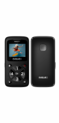 EVOLVEO EasyPhone ID, mobilní telefon pro seniory, černá