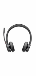 Poly Voyager 4320 MS Teams bezdrátová náhlavní souprava, BT700 USB-C adaptér, stereo, nabíjecí stojánek