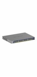 Netgear 48-Port Gigabit Ethernet, PoE+, Smart Switch, Cloud Management, 4 SFP+ Ports (380W)  - GS752TXP