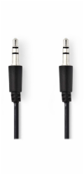 NEDIS kabel jack 3,5 mm - jack 3,5 mm/ černý/ bulk/ 1m