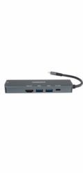 PremiumCord USB-C na HDMI, 2x USB3.2, PD 100W,RJ45