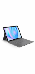 Logitech COMBO TOUCH pre iPad Air 11" (M2 a M3) a iPad Air (5.gen.) - šedá - US