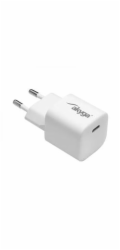 Akyga Nabíječka univerzální USB-C PD 5-12V / max. 3A 25W Quick Charge 3.0 GaN, bílá