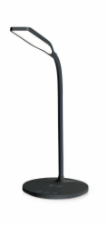 NEDIS LED lampička/ Qi nabíjení/ 15 W/ 100-240V/ přirozená, studená, teplá bílá/ stmívatelná/ 350lm/ 2700 - 6500K/ černá