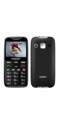 EVOLVEO EasyPhone XR, mobilní telefon pro seniory s nabíjecím stojánkem, černá