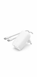Belkin BOOST CHARGE™ 67W 3-portová USB-C Power Delivery PPS nástěnná nabíječka + 1m USB-C na USB-C kabel, bílá