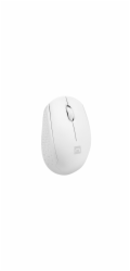 Myš Natec STORK/Kancelářská/Optická/1 600 DPI/Bezdrátová USB/Bílá