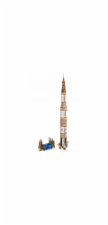Ugears 3D dřevěné mechanické puzzle NASA, Saturn V