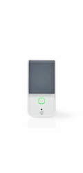 Nedis WIFIPO120FWT - Chytrá Wi-Fi Venkovní Zásuvka | Ochrana Proti Stříkancům Vody | IP44 | Monitor Napájení | Schuko T