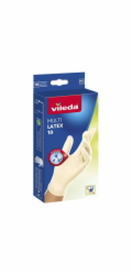 Vileda 170980 Natural Latex rukavice S/M 10 ks