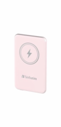 VERBATIM Powerbanka Charge  n  Go, Magnetická, 5000 mAh, USB-C, Růžová