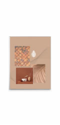 Fotoalbum Hama soft SINGO II Terracotta 10x15/80, zasouvací