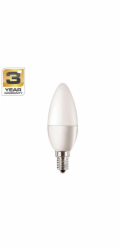 LEMP LED B35 4,9W E14 2700K 470LM PL/MAT
