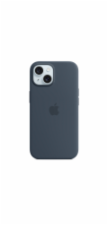 iPhone 15 Plus Silicone Case with MagSafe - Storm Blue
