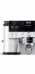 Ninja Luxe Café Premier ES601EU, 3v1 kávovar, stříbrný, mlýnek s váhou, technologie Barista Assist