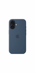 iPhone 16 Silicone Case with MagSafe - Denim