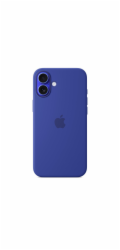 iPhone 16 Plus Silicone Case with MS - Ultramarine