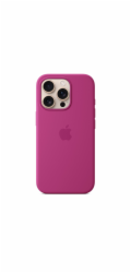 APPLE - iPhone 16 Pro Silicone Case with MagSafe - Fuchsia,Model A3315
