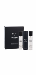 Chanel  Bleu De Chanel Eau de Parfum 60ml. EDP Travel sprej a dvě náplně 3x20ml.