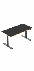 Ultradesk Dětský psací stůl, elektricky nastavitelný, 120X60 cm, 55-81 cm, PULSAR, černý, ULTRADESK