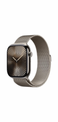 Apple Watch 46mm Natural Milanese Loop - S/M