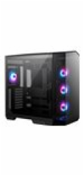 MSI skříň MAG PANO 100R PZ Black/ bez zdroje/ levé a přední sklo/ 4x 120 mm A-RGB fan/ 1x USB-C/ 1x USB3.2/ černá