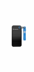 VERBATIM Pocket SSD 1TB, USB-C 3.2 Gen 2, černá/modrá