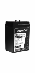 Green Cell CUBE AGM IP54 6V 4Ah VRLA Battery Gel deep cycle scooter mower boat barge mower tractor fishing boat