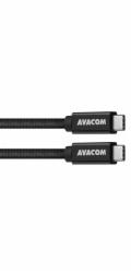 AVACOM datový a nabíjecí kabel USB Type-C - USB Type-C, 100cm, 100W E-Mark, černý