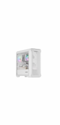 Počítačová skříň Genesis IRID 503 ARGB LITE/Mini Tower/Transpar./Bílá