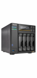 Asustor Lockerstor 4 Gen3 AS6804T   4x 2,5"/3,5" SATA III/ 16GB RAM/ Dual 10GbE/ 4x M.2 SSD