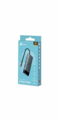 TP-Link UH6120C USB-C hub 6v1 (2xUSB3.2Gen1,1xUSB-C3.2Gen1, 1xGbE, 1xHDMI, PD 100W)
