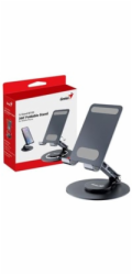GENIUS G-Stand M100 přenosný stojan na telefon, otočný 360°, naklápěcí, hliníkový