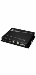 Planet IHD-420PR, HDMI a USB video reciever/ video wall, 4K/60, přijímač, multicast, IR, RS-232, napájení PoE