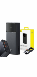 Baseus power banka Star-Lord 20000 mAh 65W 2x USB-A/micro USB/USB-C černá