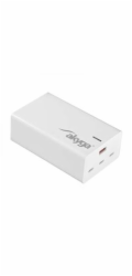 Akyga Nabíječka univerzální USB-A + 3x USB-C PD 5-28V / max. 5A 140W Quick Charge 3.0 GaN, bílá