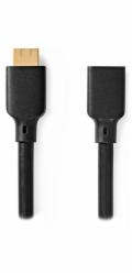 NEDIS prodlužovací Ultra High Speed HDMI 2.1 kabel s ethernetem/ 8K@60Hz/ zlacené konektory HDMI-HDMI/ černý/ BOX/ 1m