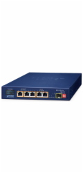 Planet BSP-115PV-15A  solární PoE+ switch, 5x1Gb, 1x1Gb SFP, 5x PoE+ 802.3at, -20~65°C , IP30, LCD displej