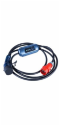 Akyga Napájecí stanice pro elektromobily CEE 5pin / Type2 LCD 3-fáze 32A 22kW, 5m
