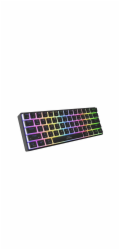 Genesis herní klávesnice THOR 660 G2/Gateron Red/USB+BT/US layout/Černá