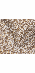 OKKO Souprava povlečení Okko Leopard hnědá 140x200 cm
