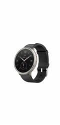Amazfit Active 2 Round NFC/Silver/Elegant Band/Black Leather