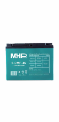 Baterie MHPower 6-DMF-45 Trakční gelová, 12V/45Ah, Terminál D3 - M5, Deep Cycle