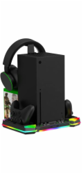 iPega XBX025S Multifunkční Nabíjecí RGB Stojan s Chlazením pro Xbox