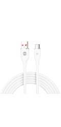 Datový kabel Forever USB/USB-C 1m 66W bílý
