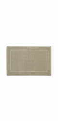 Koupelnová předložka LAVINIA 100% biobavlna béžová 60x100 cm KL-23912